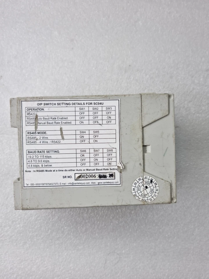 San Telequip SC04U Converter RS232 TO RS485/RS422 90V~265V AC